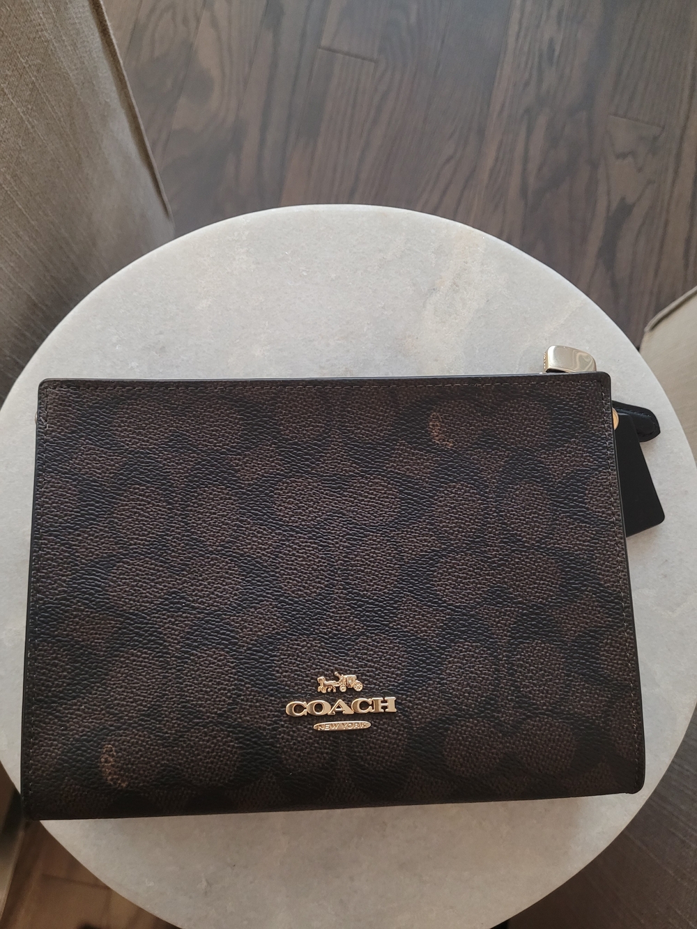 COACH Slim Signature Canvas Crossbody Bag - Picture 12 of 14